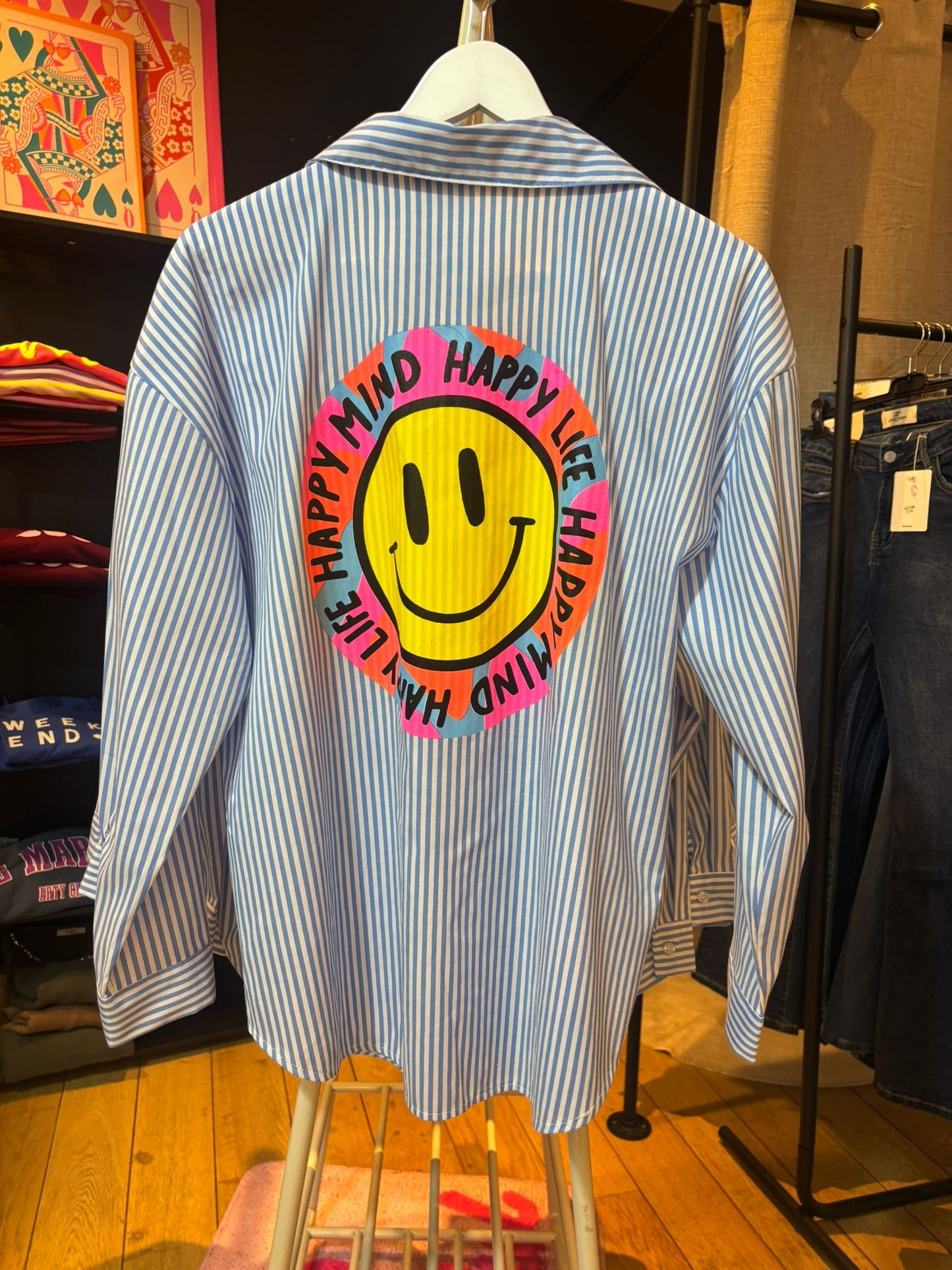 Hemd "Happy Mind Happy Life"