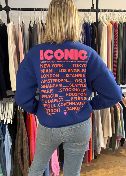 Sweater met molleton "Iconic"