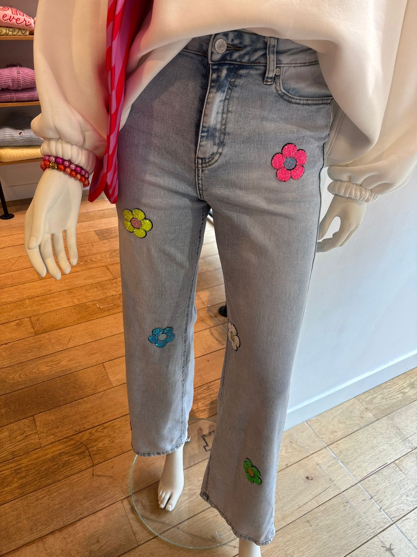 Jeans "Flower Sparkle"