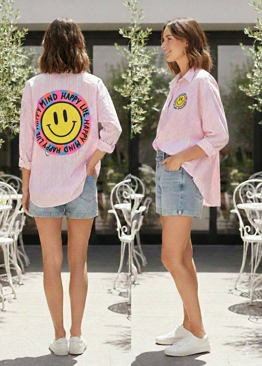 Hemd "Happy Mind Happy Life"