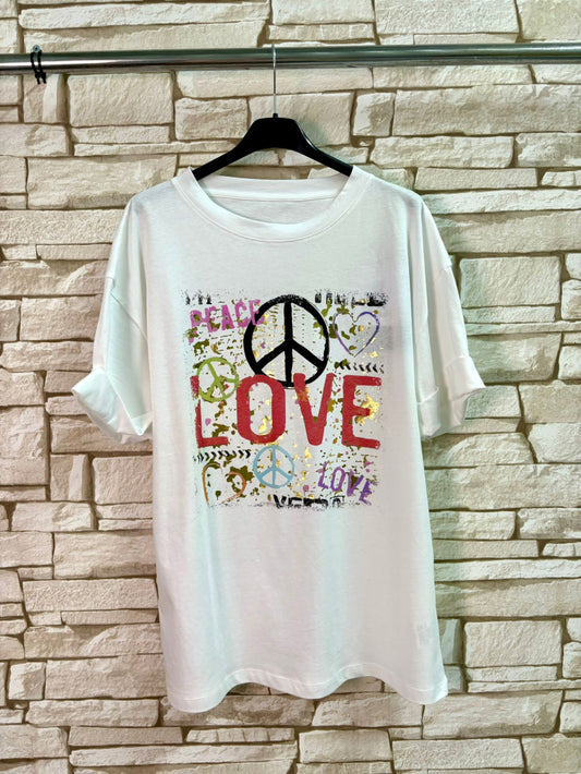 T-shirt "Love & peace"