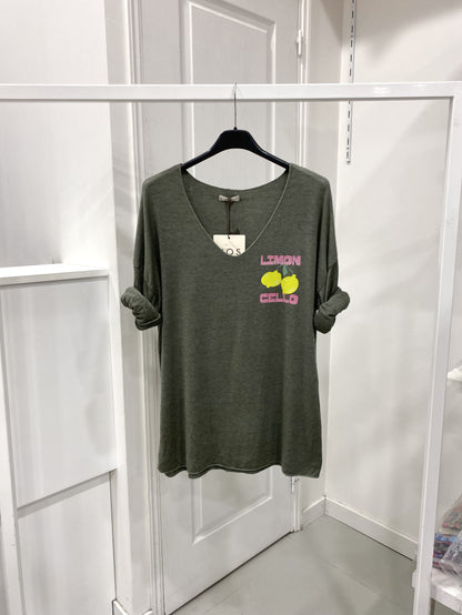 T-shirt met lange mouwen 'Limoncello'