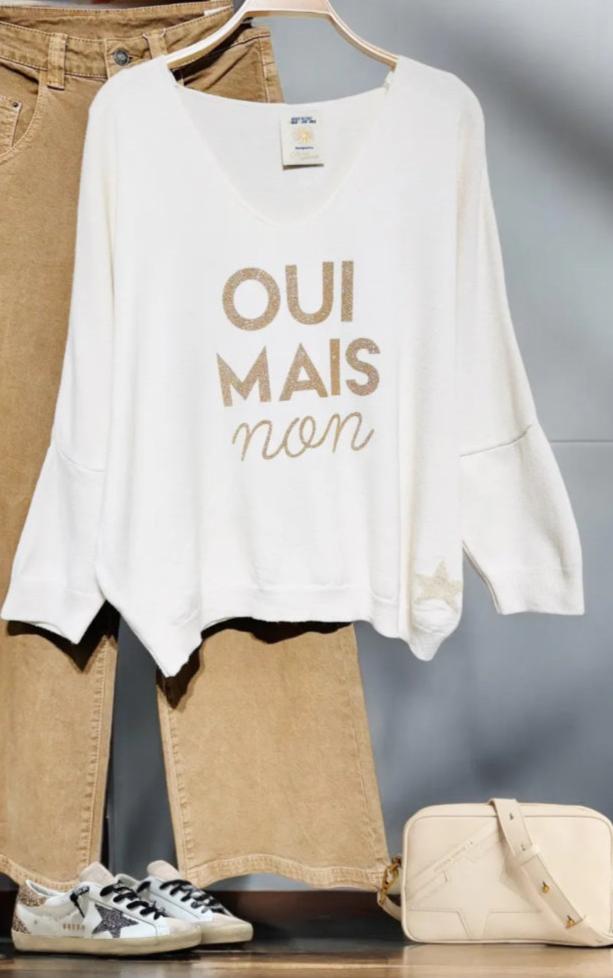 Pull "Oui Mais Non"