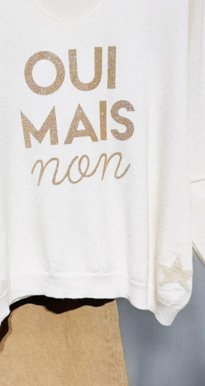 Pull "Oui Mais Non"